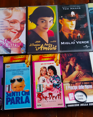 Videocassette originali di vari film
