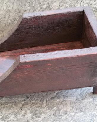 Cariola in legno portafiori