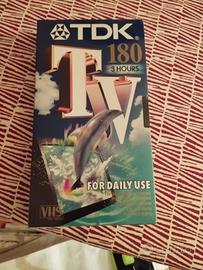 20 VHS TDK nuove vergini