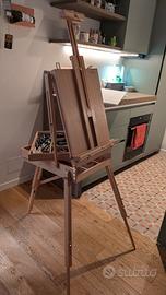 Cavalletto richiudibile professionale per pittura 