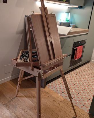 Cavalletto richiudibile professionale per pittura 