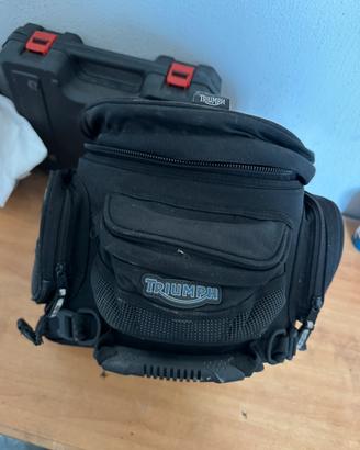 borsa posteriore Triumph originale espandibile