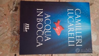 Libro Camilleri e Lucarelli -  Acqua in bocca 