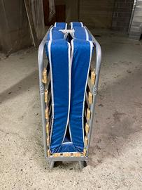 RETE letto singolo pieghevole con doghe