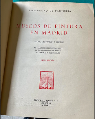 MAESTOSOvolumeARTE"MUSEOSdePINTURAenMADRID"dePANTO