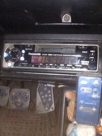 Autoradio con cassetta e Bauletto CD Panasonic