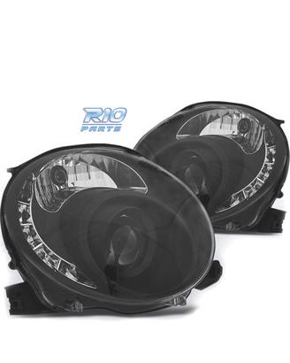 FARI FIAT 500 07-15 LUCE DIURNA TFL FONDO NERO