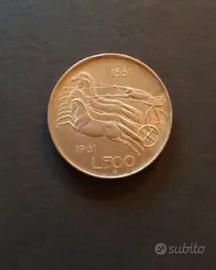 500 lire d'argento CENTENARIO UNITÀ D'ITALIA 