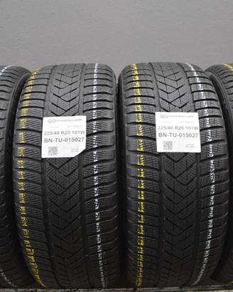 4 Pneumatici 225/40 R20 Pirelli Sottozero Ao