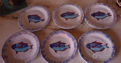 Piatti decorati a mano