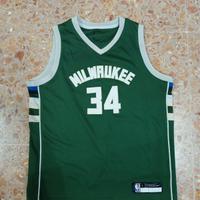 Canotta NBA uomo Nike Milwaukee taglia L. 
