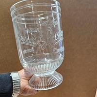 VASO VETRO PASTIGLIE LEONE