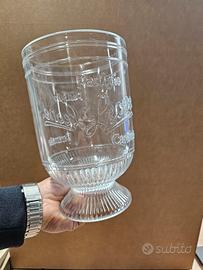 VASO VETRO PASTIGLIE LEONE