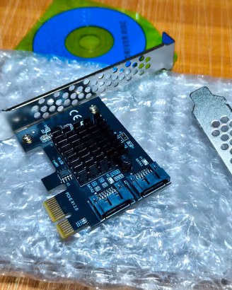 Scheda Espansione PCIe a 2 Porte SATA 3 (6Gbps)