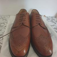 Scarpe marroni pelle italiane nuove Fiorentini