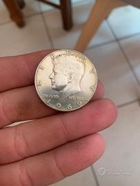 moneta d’argento 1 dollare kennedy