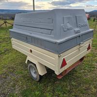 carrello con gabbia per cani documenti in regola