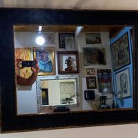 Specchiera grande da parete in legno