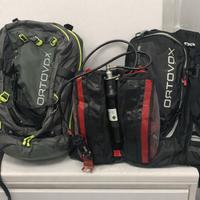n.2 zaini Ortovox ABS Airbag 32+7 e 20l revis.2026