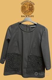 Twinset camicetta da donna nera