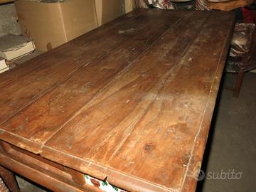 Tavolo legno in stile indiano con 6 sedie