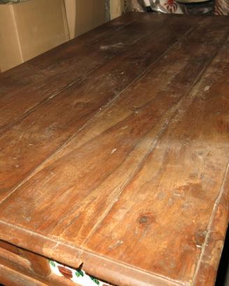 Tavolo legno in stile indiano con 6 sedie