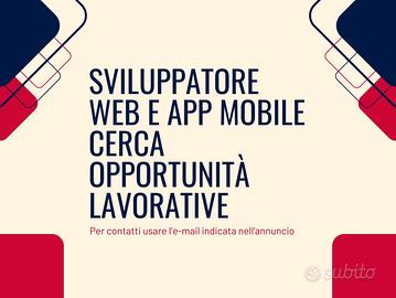 Sviluppatore App Mobile | Siti Web | App Mobile