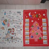 calendari in stoffa anni vari