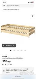 Lettini impilabilo ikea utaker