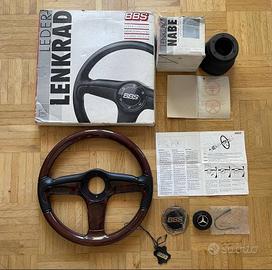 Volante Mercedes in legno massello per W124, W126,