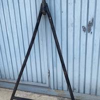 Timone da carro anni 40', 135cm ferro battuto