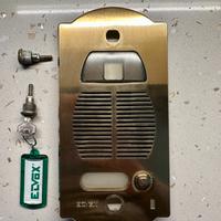 Placca in ottone per videocitofono Elvox