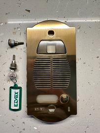 Placca in ottone per videocitofono Elvox