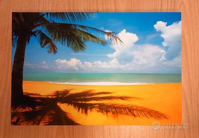 Stampa su tela spiaggia tropicale 60x40
