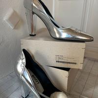 Décolleté Golden Goose taglia 37 argento