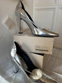 Décolleté Golden Goose taglia 37 argento