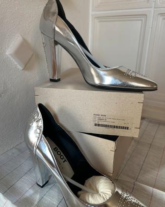 Décolleté Golden Goose taglia 37 argento