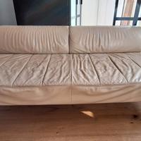 Divano Poltrona Frau Quadra originale pelle SC53