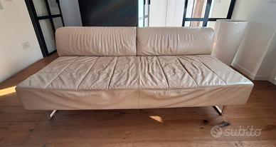 Divano Poltrona Frau Quadra originale pelle SC53