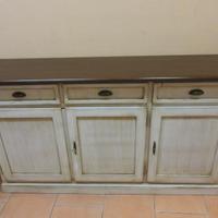 Credenzina 3 ante cucina shabby