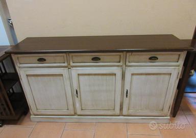 Credenzina 3 ante cucina shabby