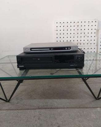 Lettore cassette e lettore dvd