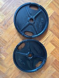 Coppia di dischi 25kg da 50mm