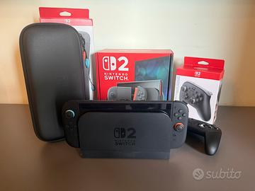Nintendo Switch 2 + Pro Controller 2  + Custodia