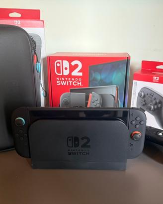 Nintendo Switch 2 + Pro Controller 2  + Custodia