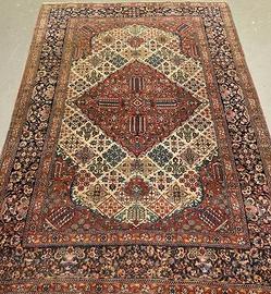 TAPPETO PERSIANO ANTICO  MOBARAKEH 205 x 140