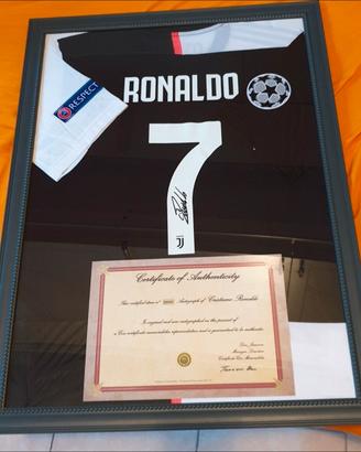 maglia autografata cristiano ronaldo