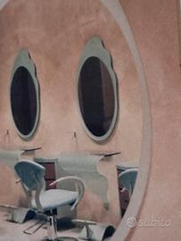 Mensole in vetro con specchio