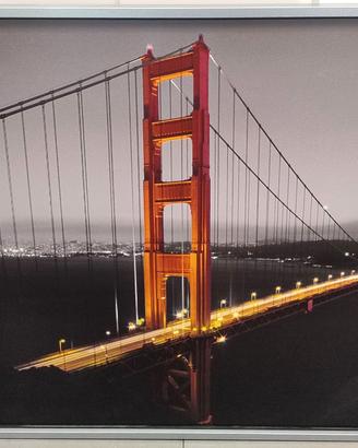 Quadro Pannello Stampa Golden Gate Ikea 100 x 140