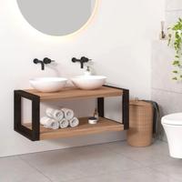 Mobile bagno porta lavandino in teak